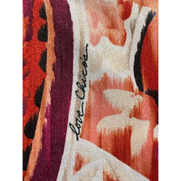 Chicos Boho Chic Abstract Paisley Kimono Top Vibrant Multicolor size small - Picture 6 of 8